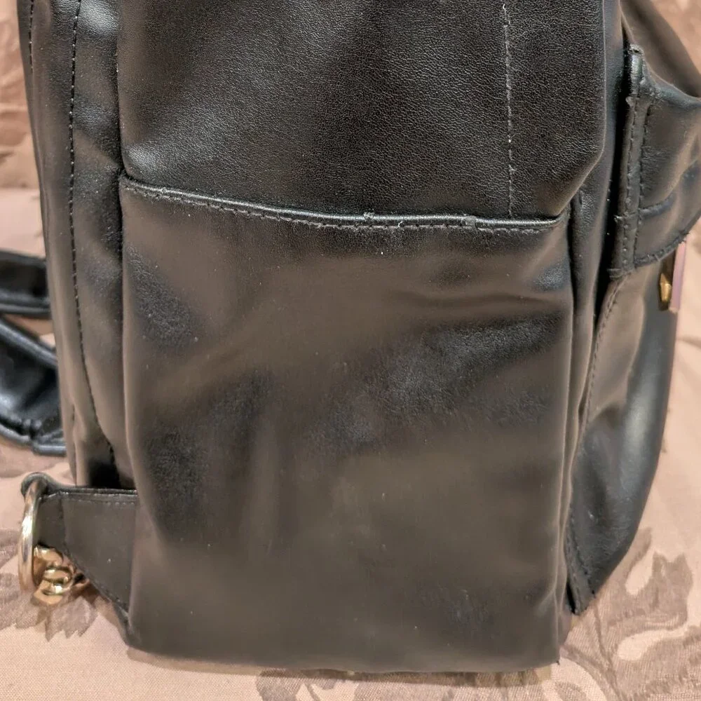 Victoria's Secret Black Glam Rock City Backpack, Used!